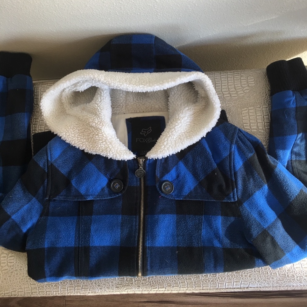 Buffalo plaid Fox Jacket